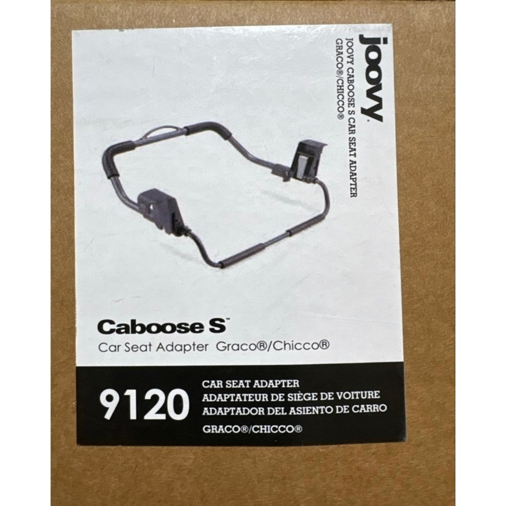 Joovy Caboose S Car Seat Adapter Graco Chicco 9120 Black Stroller Accessory